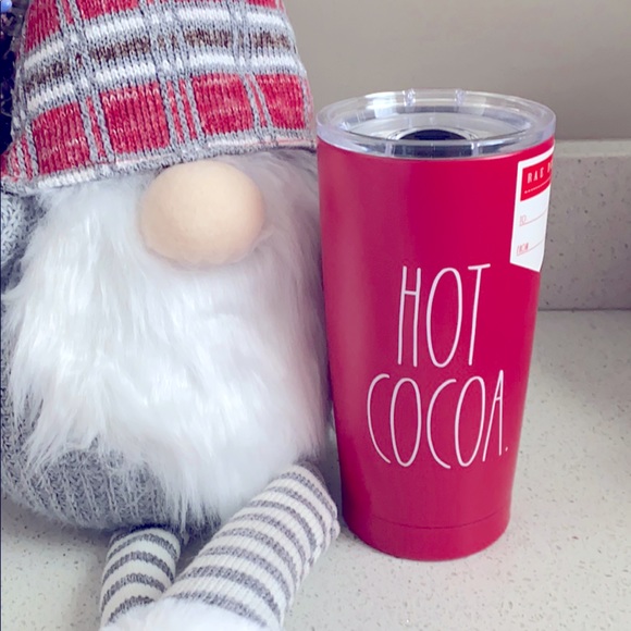 ❗️RAE DUNN HOT COCOA COFFEE TEA MODERN FARMHOUSE TUMBLER - Picture 6 of 6